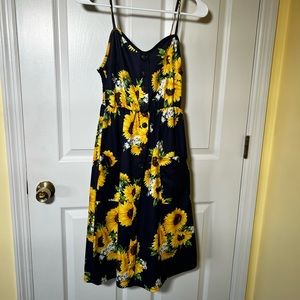 Sunflower summer dress